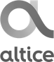 Logótipo Altice, cliente da Multimac