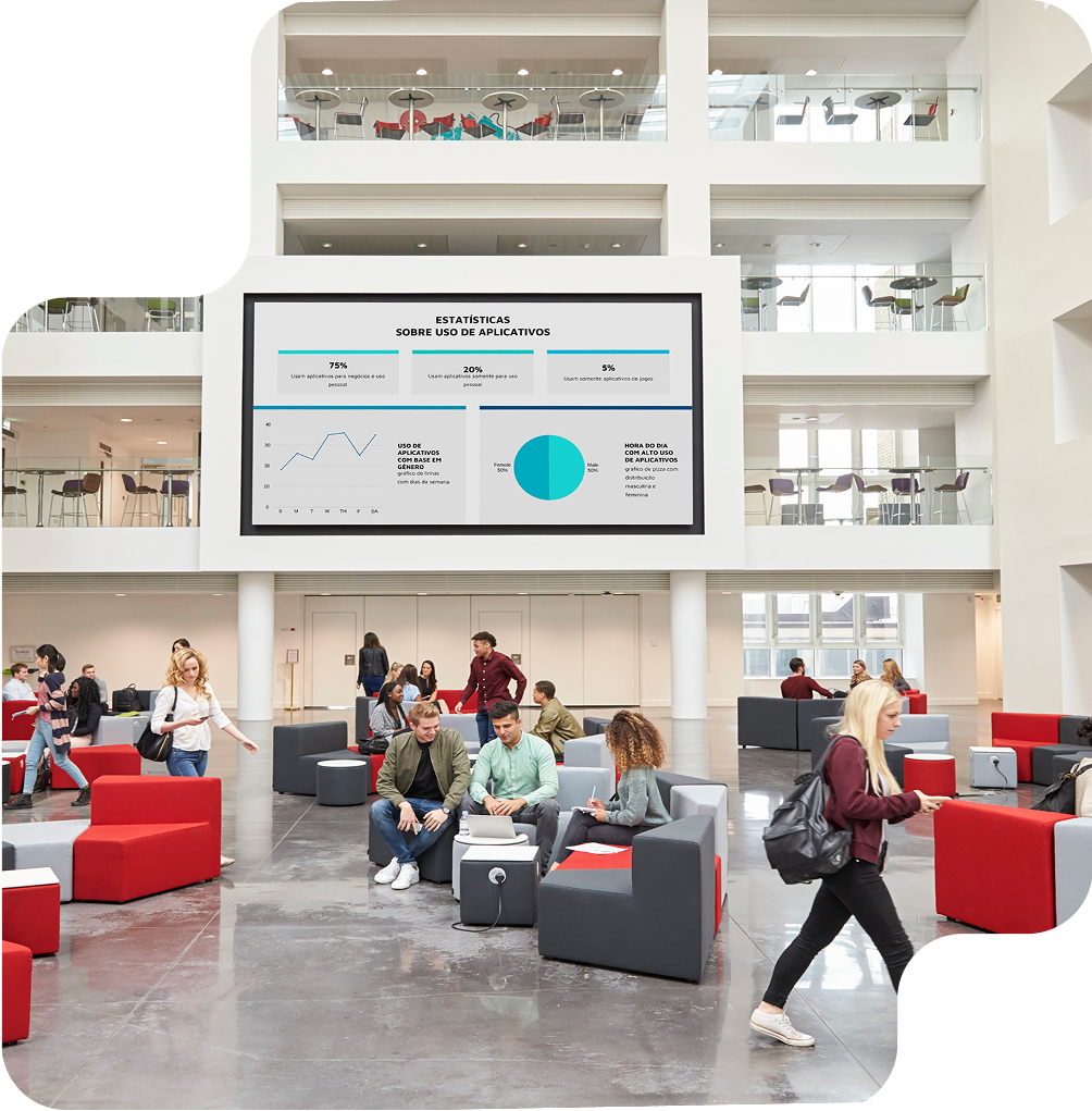Educação - Digital Signage em escola